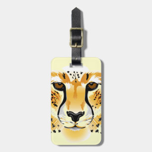Para Maletas Etiqueta del equipaje del guepardo