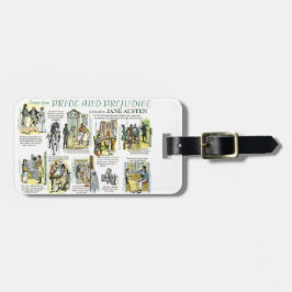 Para Maletas Etiqueta del equipaje del orgullo y del perjuicio