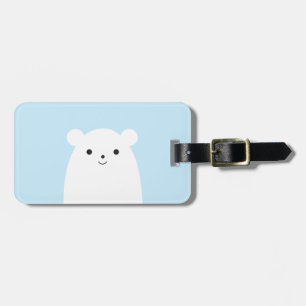 Para Maletas Etiqueta del equipaje del oso polar del Peekaboo