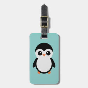 Para Maletas Etiqueta del equipaje del pingüino