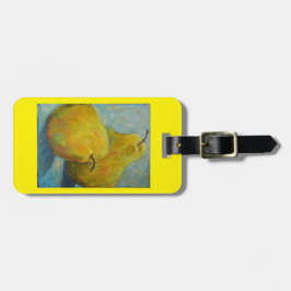 Para Maletas Etiqueta del equipaje o del monedero con las peras