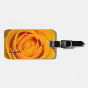 Para Maletas Etiqueta del equipaje rosa amarillo
