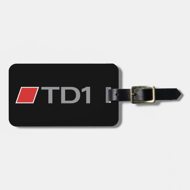 Para Maletas Etiqueta del equipaje TD1 (Frente Horizontal)