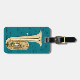 Para Maletas Etiqueta del equipaje - tuba - elija el color