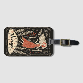 Para Maletas Etiqueta del equipaje Virgo Arte celestial zodiaco