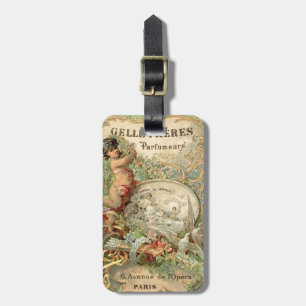 Para Maletas Etiqueta del francés del vintage/del Victorian