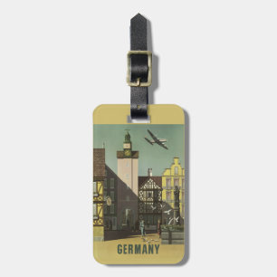 Para Maletas Etiqueta del personalizado del viaje del vintage