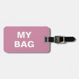 Para Maletas Etiqueta divertida del equipaje con "mi bolso"