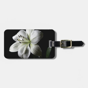 Para Maletas Etiqueta elegante de equipaje de Lily blanca