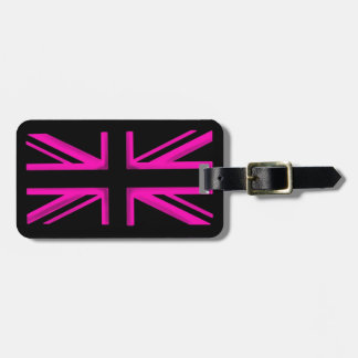 Para Maletas Etiqueta elegante del equipaje de la bandera negra