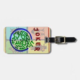 Para Maletas Etiqueta grande del equipaje del comodín del Mah