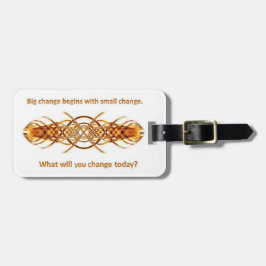 Para Maletas Etiqueta grande del equipaje del pequeño cambio -