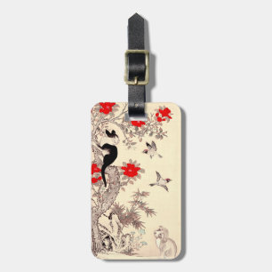 Para Maletas Etiqueta japonesa del equipaje del gatito y del