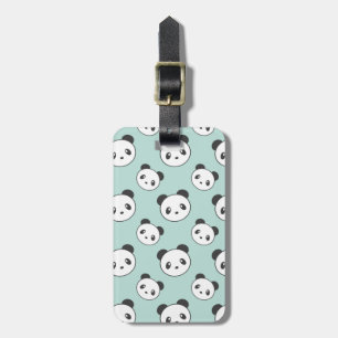 Para Maletas Etiqueta modelada panda del equipaje