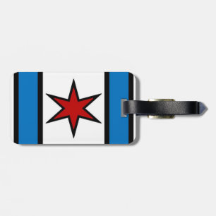 Para Maletas Etiqueta moderna del equipaje del escudo de