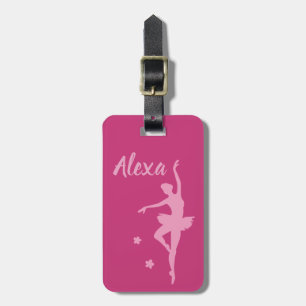 Para Maletas Etiqueta personalizada de equipaje de Ballerina pa