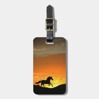 Para Maletas Etiqueta personalizada de equipaje de caballo