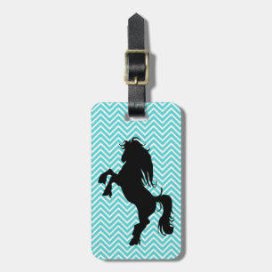 Para Maletas Etiqueta personalizada de equipaje de caballo de c