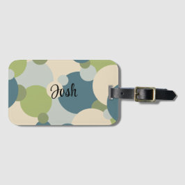 Para Maletas Etiqueta personalizada de equipaje de moléculas az