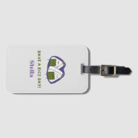 Etiqueta personalizada de equipaje de Onigiri