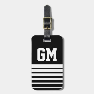 Para Maletas Etiqueta personalizada de equipaje inicial de mono