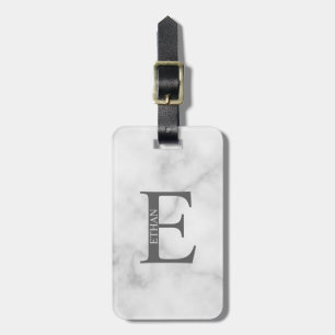 Para Maletas Etiqueta personalizada de monograma y portaequipaj