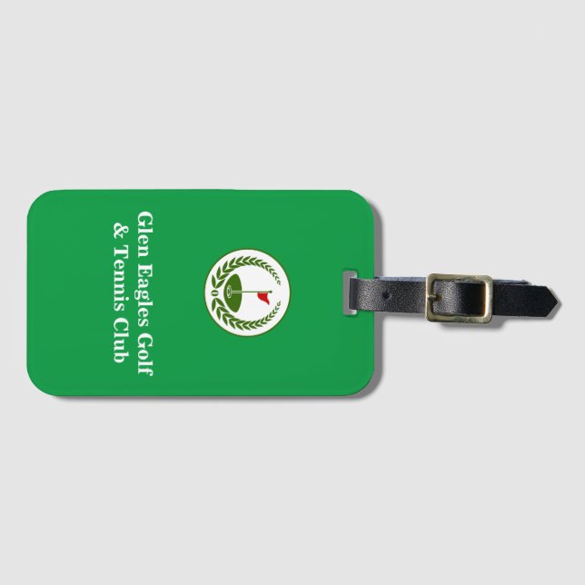 Para Maletas Etiqueta personalizada de portaequipajes de Golf/C (Anverso horizontal)