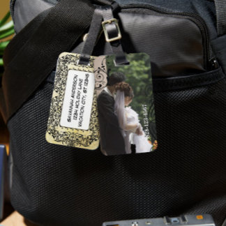 Para Maletas Etiqueta personalizada de portaequipajes fotográfi