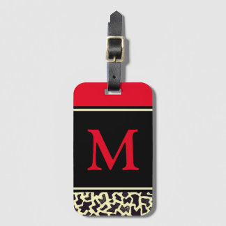 Para Maletas Etiqueta personalizada de portaequipajes Monograma
