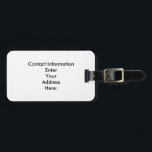 Para Maletas Etiqueta personalizada personalizado del equipaje<br><div class="desc">Modifique y personalice su mundo para requisitos particulares entero con una gran variedad de productos únicos de Zazzle para elegir de. Encuentre o cree esos únicos regalos usted apenas hallazgo linado en cualquier parte. Comercialización en ropa adaptable única y decoración casera única y mucho más. Inspirado por los paisajes, la...</div>