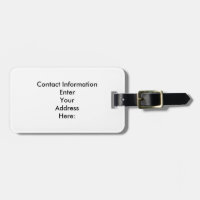 Etiqueta personalizada personalizado del equipaje