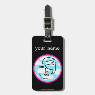 Para Maletas Etiqueta personalizada retra #2 del equipaje del