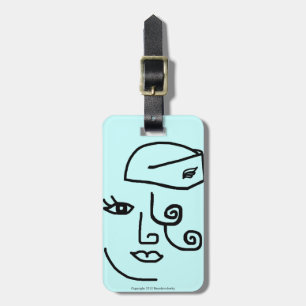 Para Maletas Etiqueta personalizada retra #4 del equipaje del