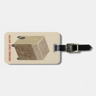 Para Maletas Etiqueta personalizada tambor del equipaje de