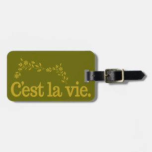 Para Maletas Etiqueta personalizado de C'est La Vie
