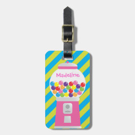 Para Maletas Etiqueta rayada personalizada del equipaje de la