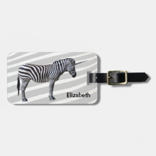 Para Maletas Etiqueta triste del equipaje del unicornio de la