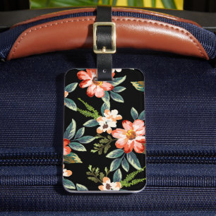 Para Maletas Etiqueta Tropical Hibiscus Flower Travel
