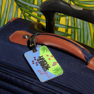 Para Maletas Etiqueta Tropical Sunset Lumaletas