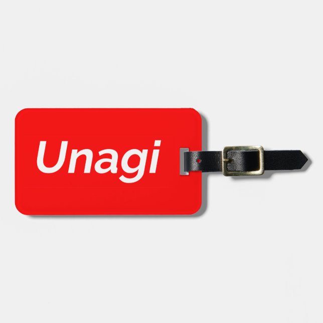Para Maletas Etiqueta Unagi (Frente Horizontal)