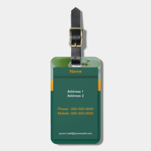 Para Maletas Etiqueta verde de equipaje de Apple