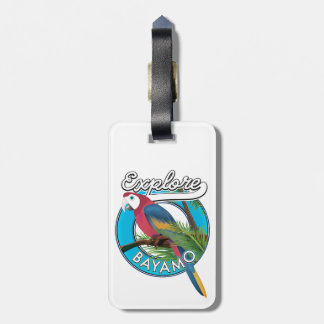 Para Maletas Explorar el logotipo retro de Hawaii Etiqueta de e