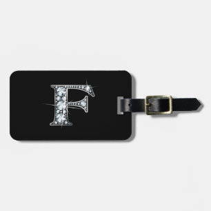 Para Maletas F Etiqueta de equipaje "Diamond Bling"