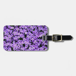 Para Maletas Flores violetas etiqueta de equipaje bellas violet