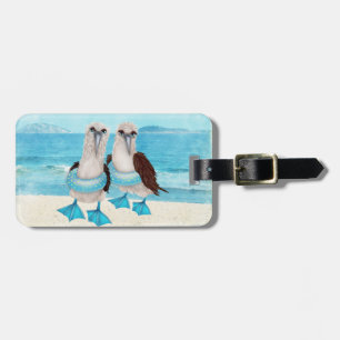 Para Maletas Gaviotas en la etiqueta de equipaje de la playa