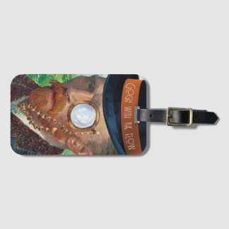 Para Maletas Gogh Con La Etiqueta De Equipaje De Flujo
