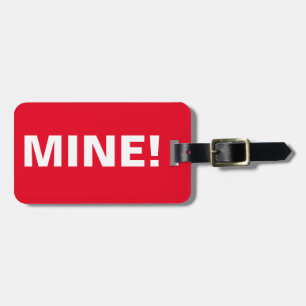 Para Maletas ¡Gracioso MIne! Atención Etiqueta de equipaje de v