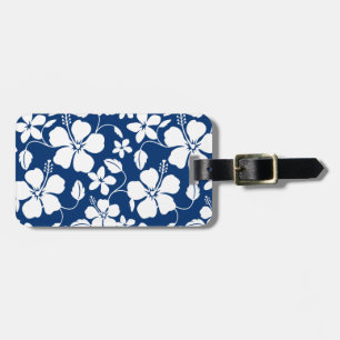 PARA MALETAS HAWAIIAN HULA (HIBISCUS) ETIQUETA NAVY LUGGAGE