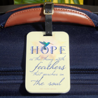 Para Maletas Hummingbird Hope - Etiqueta de equipaje