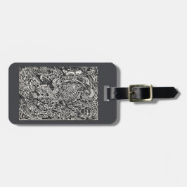 Para Maletas Introduzca, La Etiqueta De Equipaje Del Hombre De 